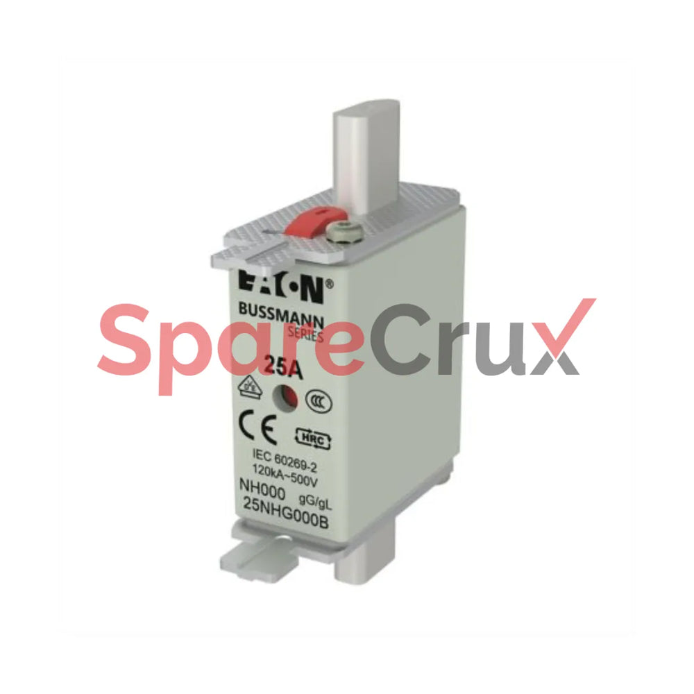 25NHG000B | BUSSMANN | NH FUSE 25A 500V SIZE 000 GG MGL