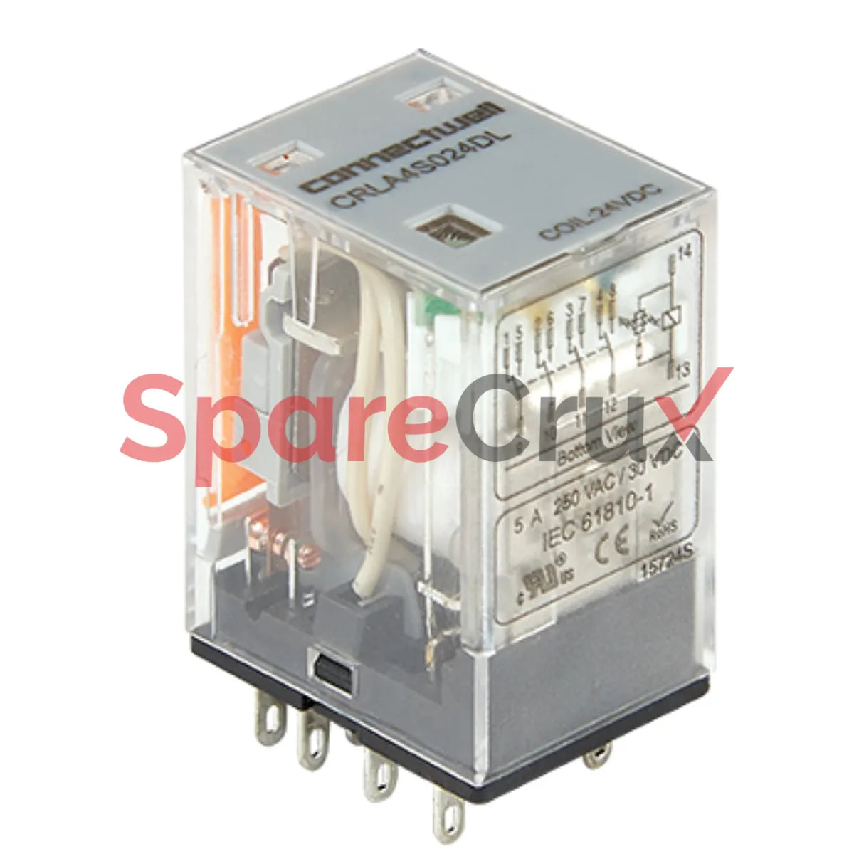 CRLA4S024AL | CONNECTWELL | 4CO Industrial Electromechanical Relay ...