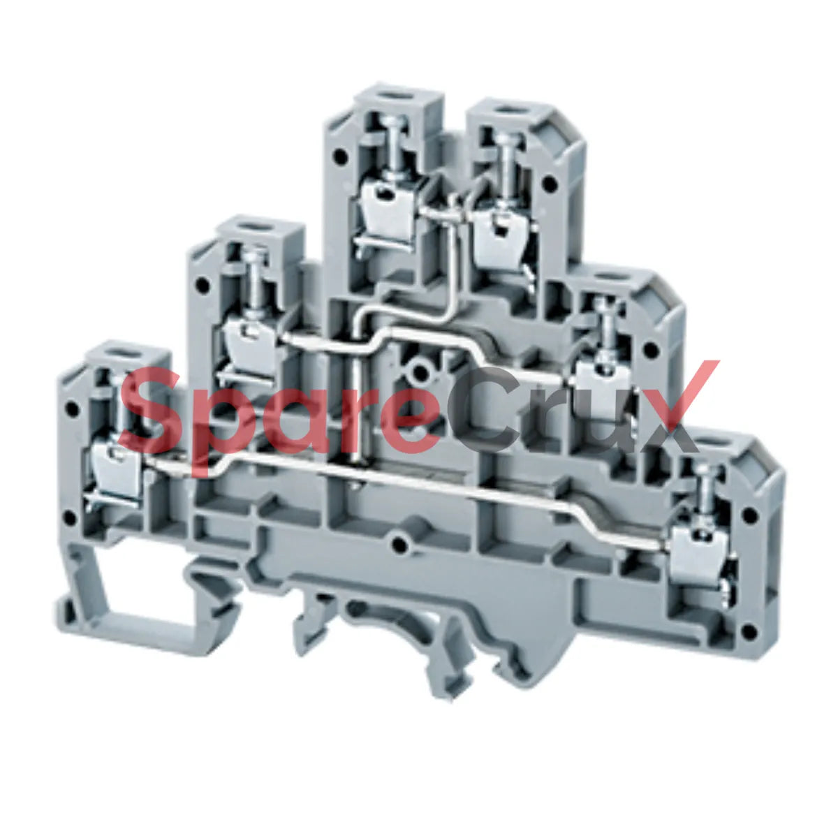 CTL2.5U | CONNECTWELL | 2.5 sq.mm Triple Level Terminal Block In Grey