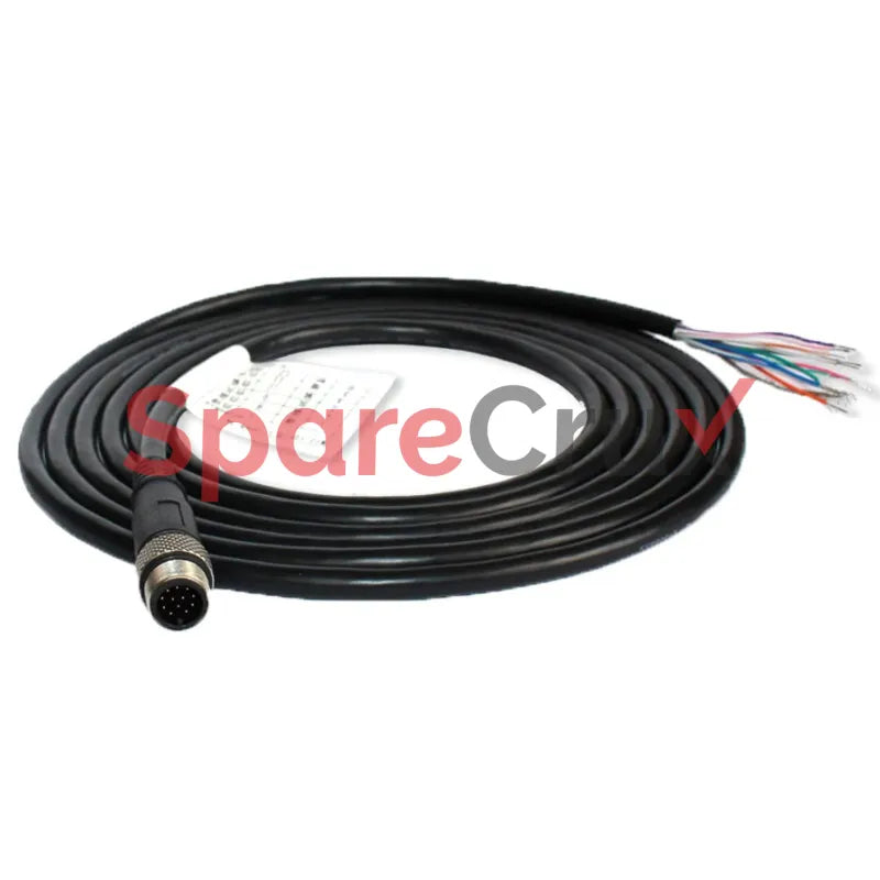 185-1173R | COGNEX | Camera I/O Breakout Cable, 5m, M12 12-Pin to Flying Leads