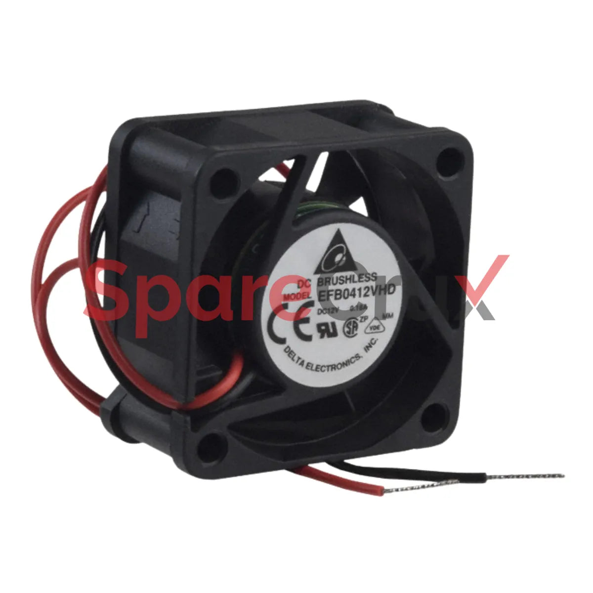 EFB0412VHD | DELTA ELECTRONICS | FAN DC12V 0.18A