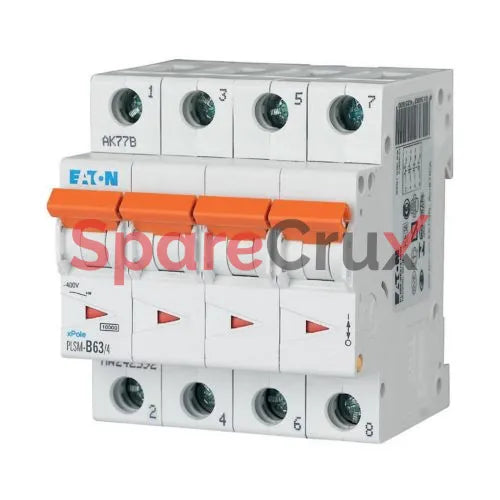 242618 | EATON | Moeller Series xPole - PLS6/M MCB, PLSM, 4-Pole