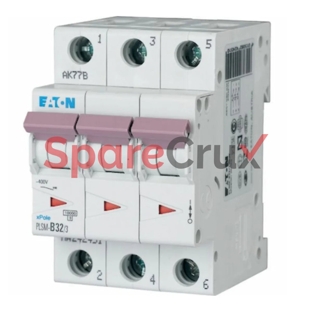 PLSM-C32/3 | EATON | MCB 32 A, 3 Pole, 10 KA, C-Curve