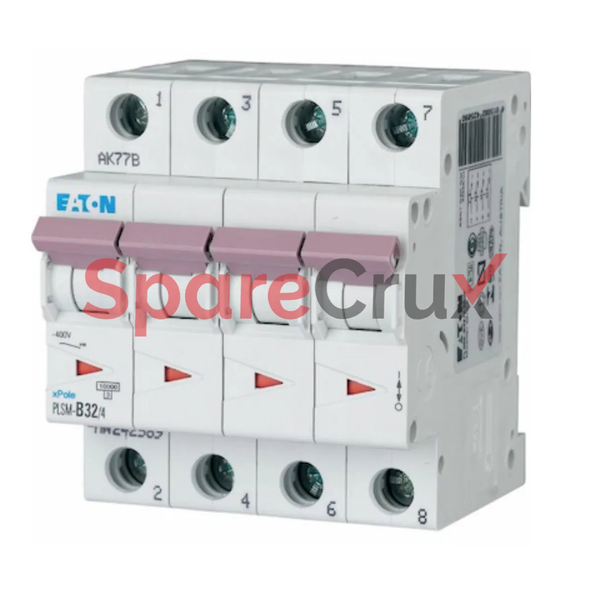 PLSM-C32/4 | EATON | MCB 32A 4 Pole 10 kA C-Curve