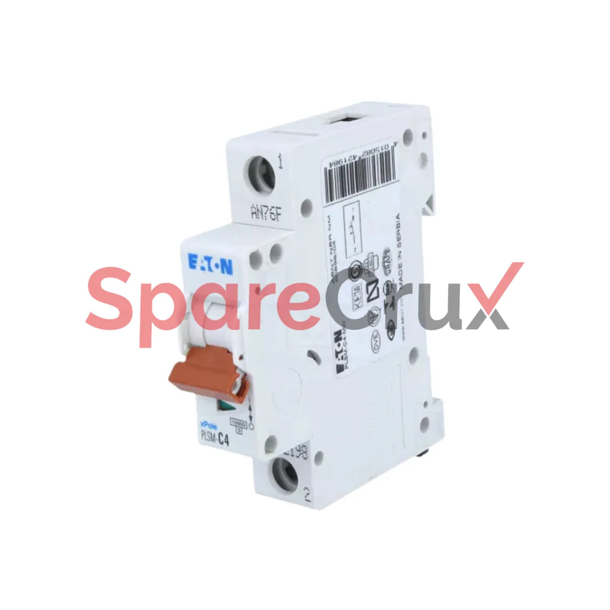 PLSM-C4 | EATON | Circuit Breaker 4A Poles 1 for DIN Rail Mounting