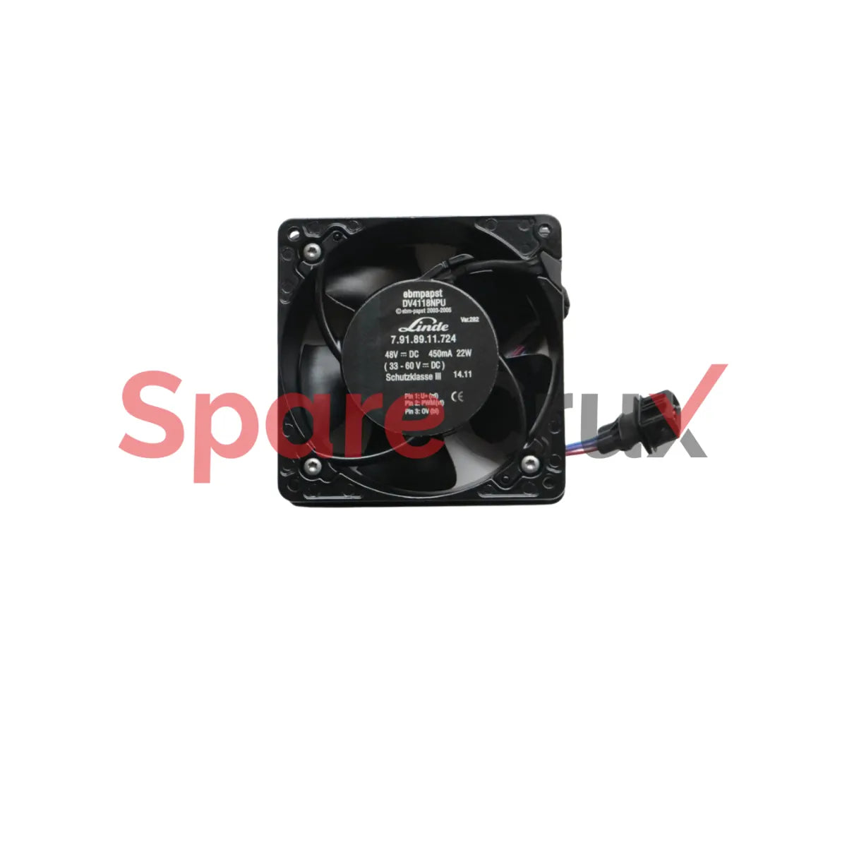 DV4118NPU | EBM-PAPST | Linde Forklift Fan