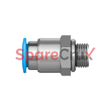 186098 | FESTO | Push-in Fitting QS-G1/8-8