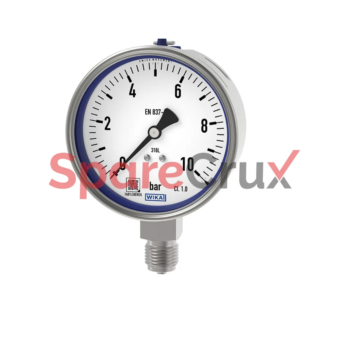 SS 316 | GAUGES BOURDON | Stainless Steel Bourdon Type Pressure Gauge