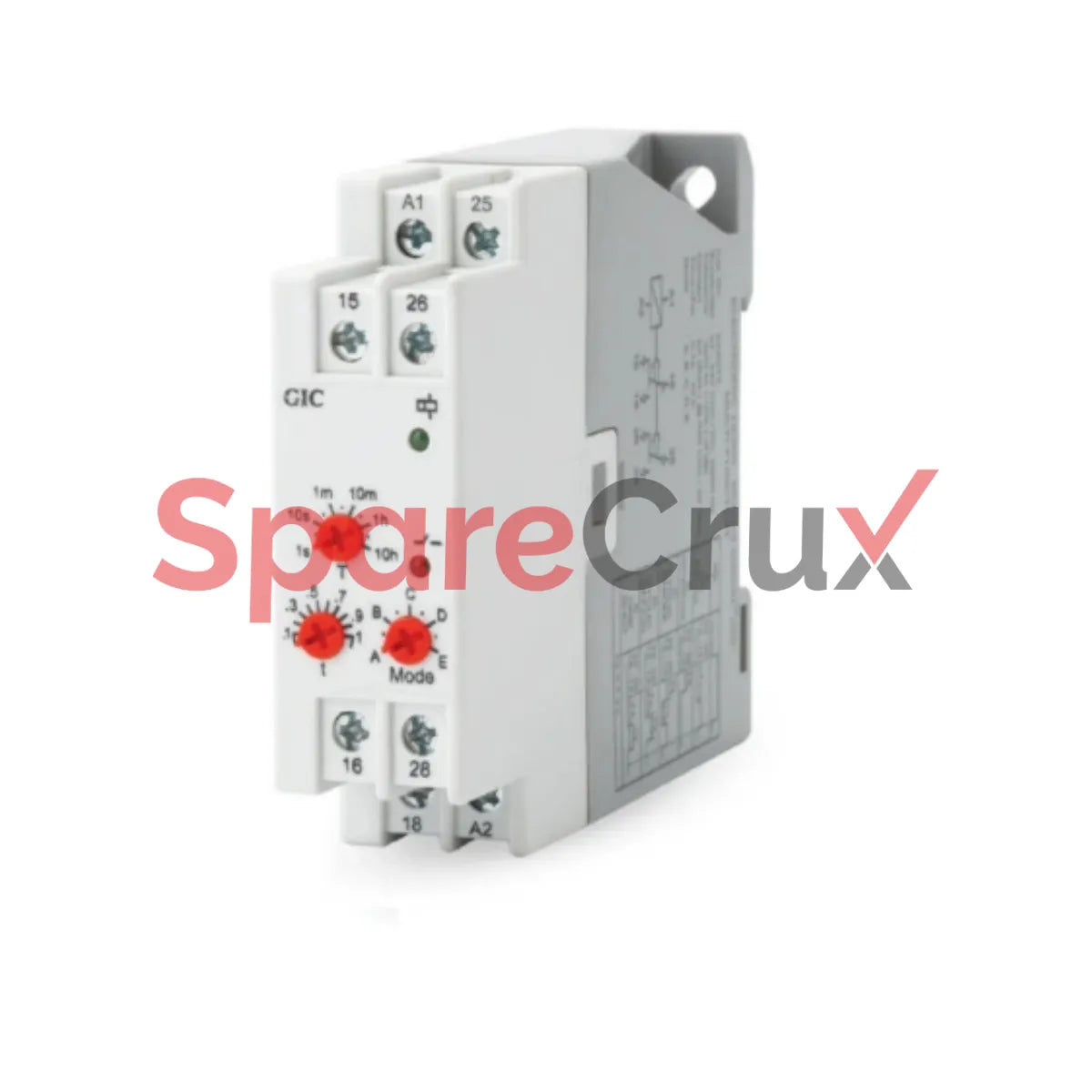 2AODT5 | GENERAL INDUSTRIAL CONTROLS (GIC) | on Delay Timer 240vac