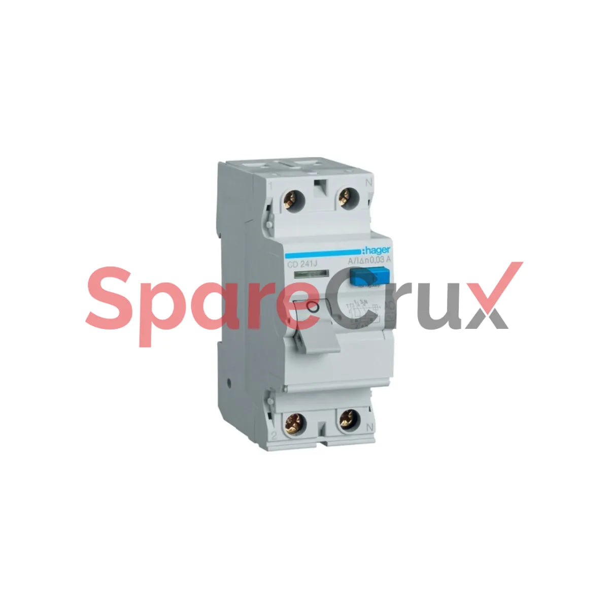CE240Y | HAGER | 40A 100mA 2 Pole RCCB