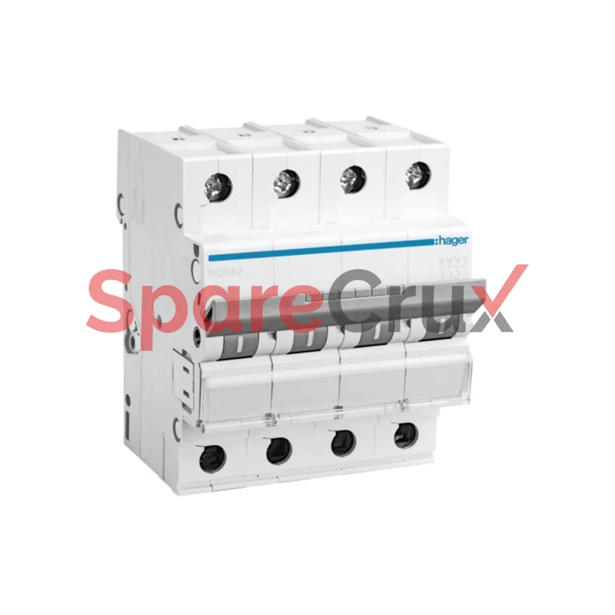 NC425N | HAGER | C-Curve 10kA 4 Pole MCB