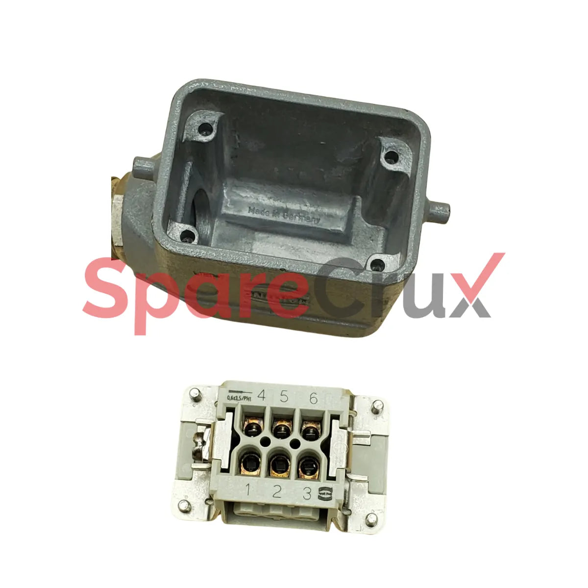 HAN 6E-F | HARTING | Pin Female Connector Plug with Cable Grip