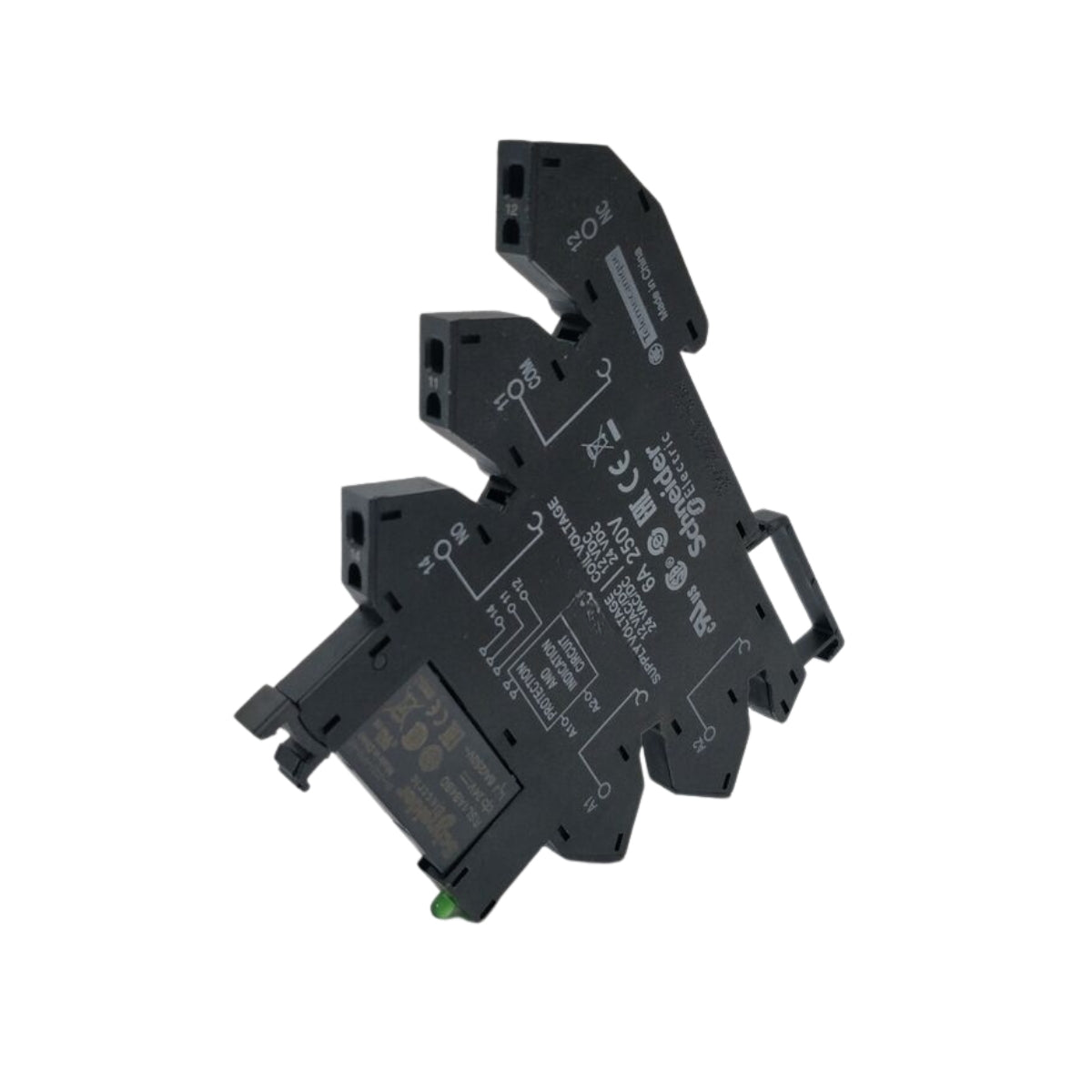 RSLZRA1 | SCHNEIDER ELECTRIC | Spring socket equipped with LED and protection circuit, 12...24 V AC/DC