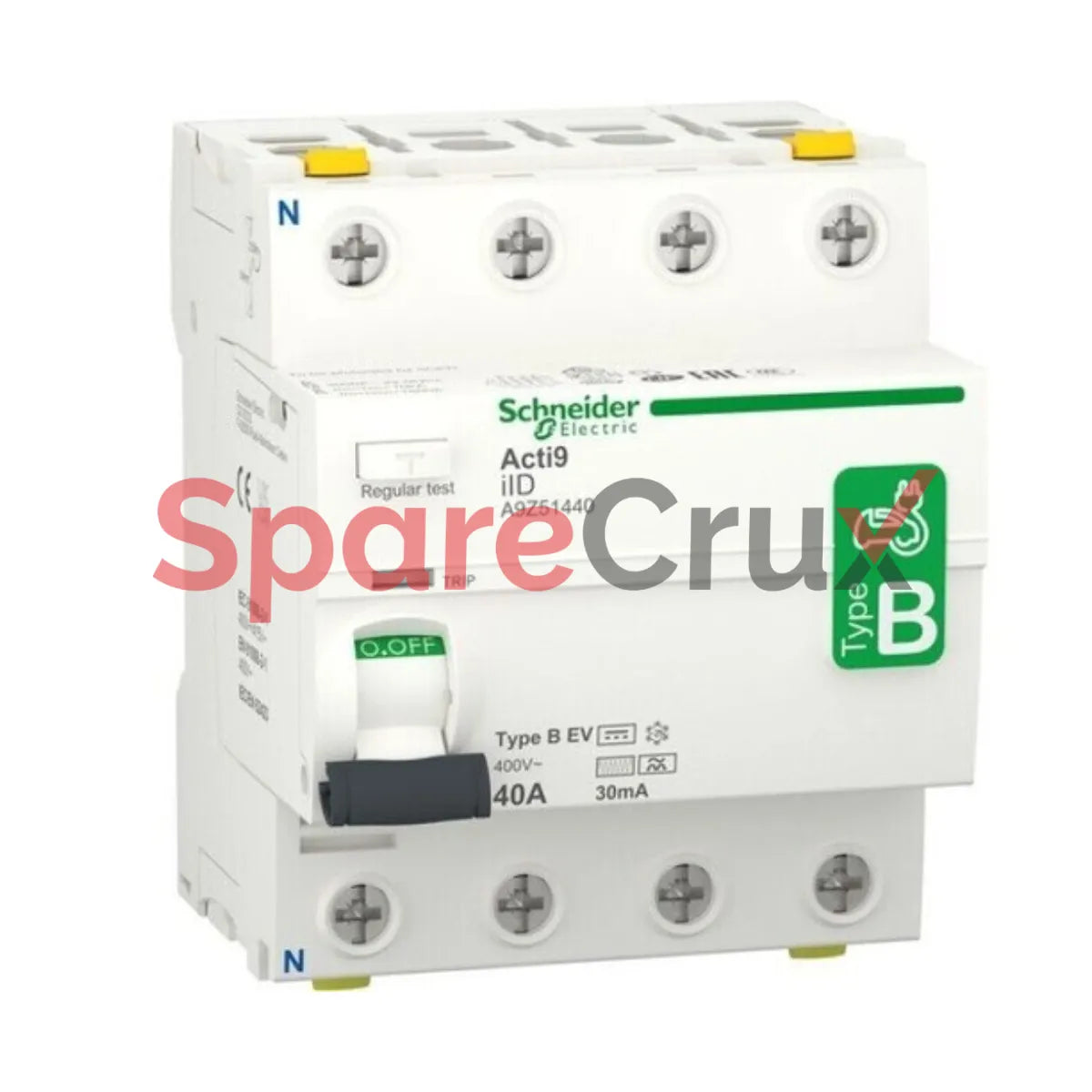 A9N21722 | SCHNEIDER ELECTRIC  | iDPN - circuit breaker - 1P+N - 4A - C curve