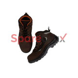 FS 65 | KARAM | Executive Sporty Lace-Up Brown Leather Safety Shoes
