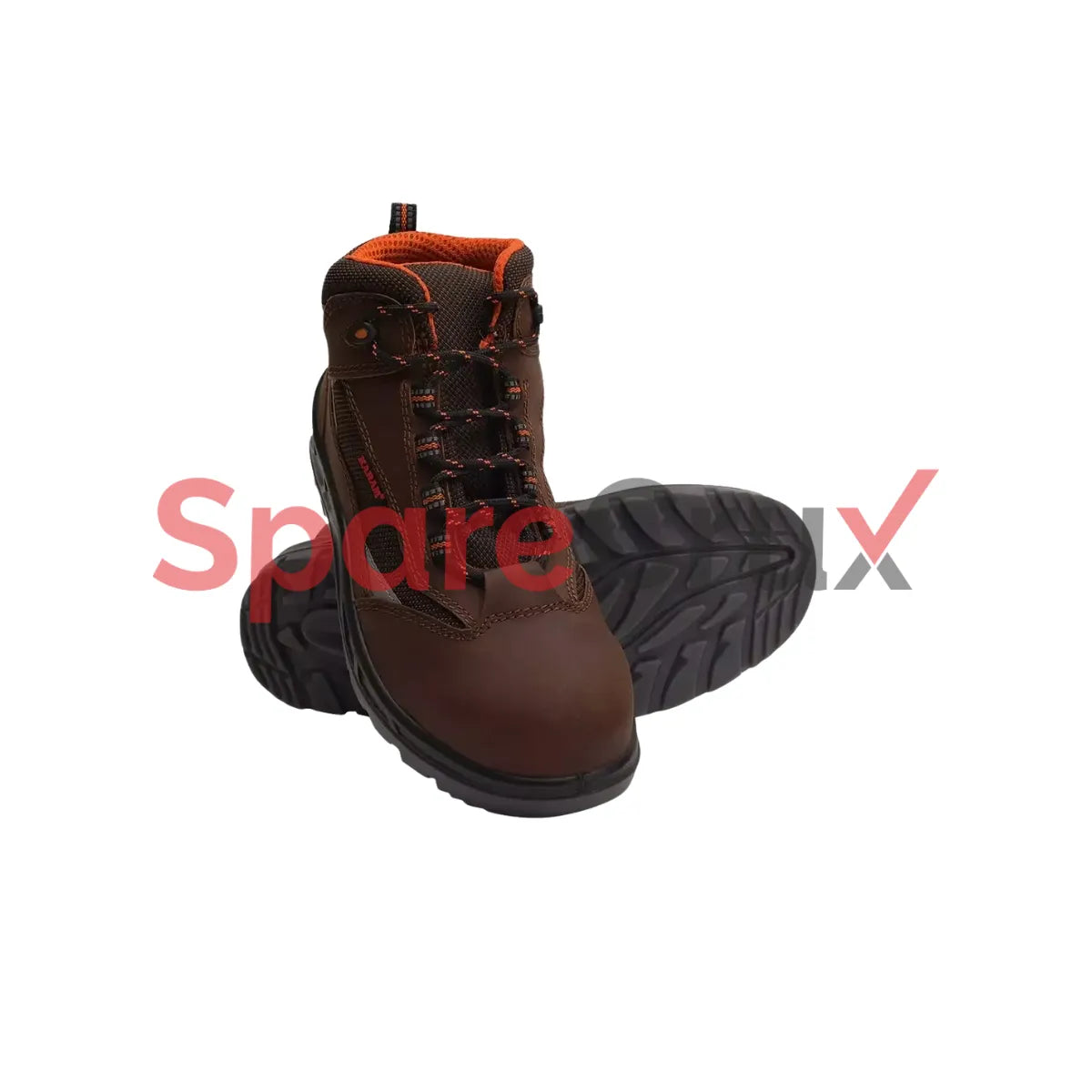 FS 65 | KARAM | Executive Sporty Lace-Up Brown Leather Safety Shoes