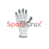 FT408 | KARAM | Grip And General Purpose Grey And White Gloves With Nitrile Coating