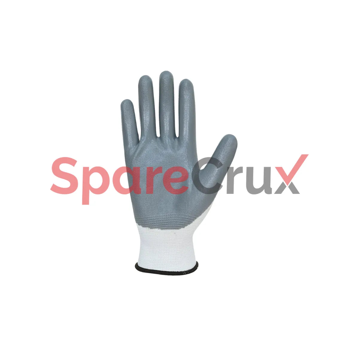 FT408 | KARAM | Grip And General Purpose Grey And White Gloves With Nitrile Coating