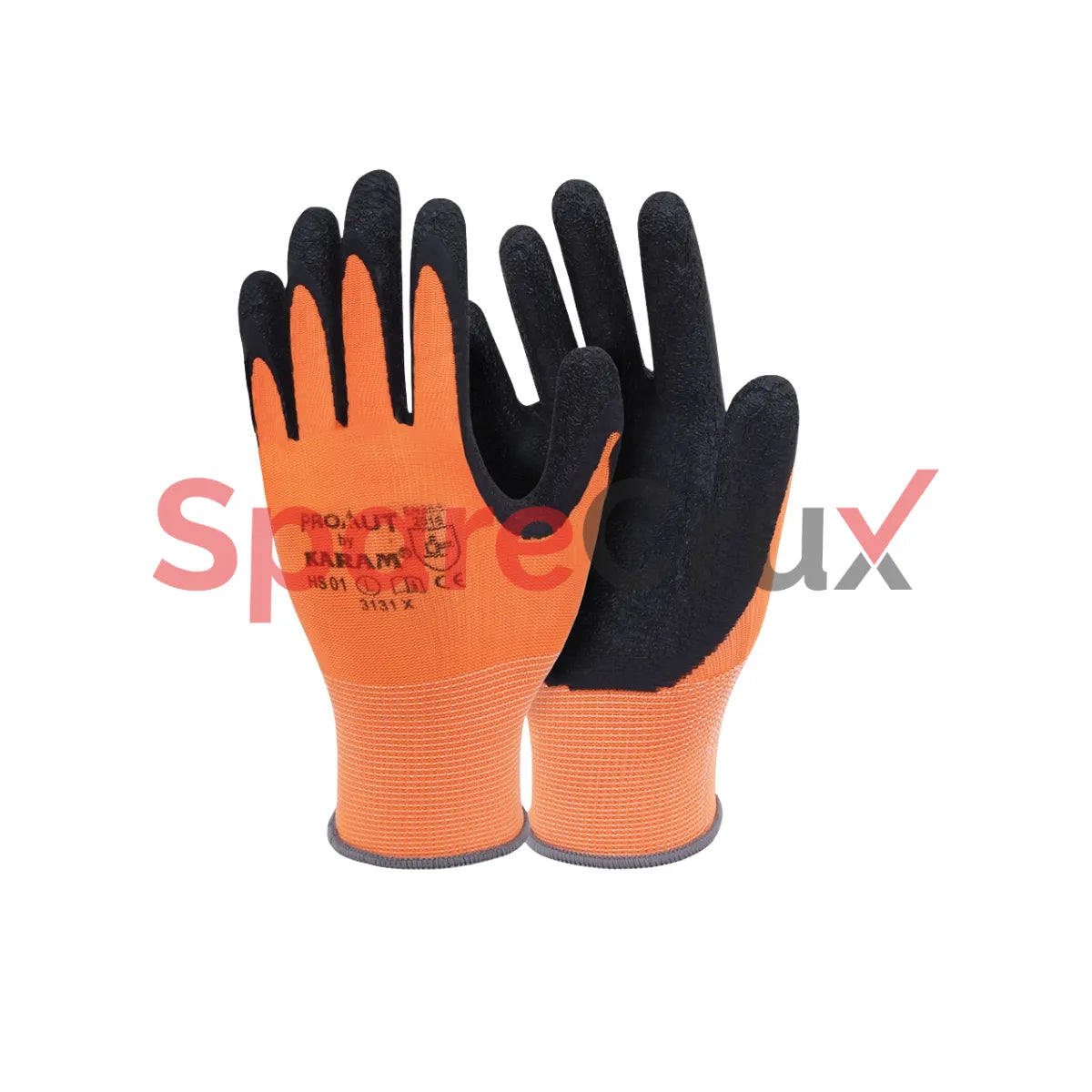 HS 01 | KARAM | Orange Liner with Black Crinkle Latex