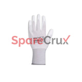 HS 21 | KARAM | White Polyester Liner with White PU Coating Glove