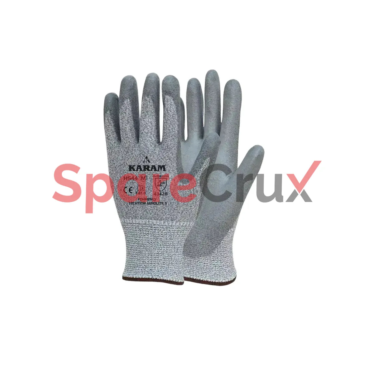 HS 44  | KARAM | HPPE/Glass Liner with Polyurethane Coating Safety Gloves