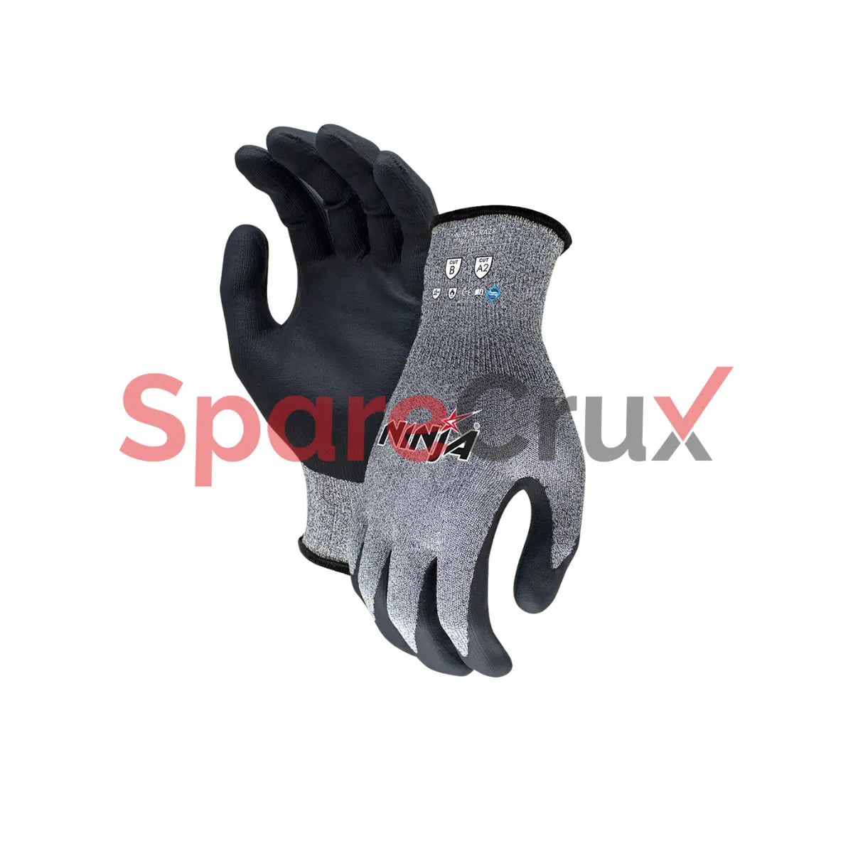 HS 46 | KARAM | Composite Knitted Liner With KTCR And NFT Coating Safety Gloves