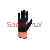 HS 65DD | KARAM | HPPE Liner With Sandy Nitrile Over Flat Nitrile Coating Safety Gloves