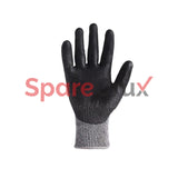 HS 51 | KARAM | ProKut High Abrasion and High Cut Resistance with Black PU Coating Glove