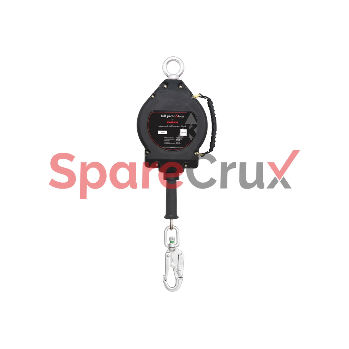 PCGS 27(IS) | KARAM | Retractable Blocks with Galvanized Steel Wire Rope 7.5 Meter with Steel Snap Hook