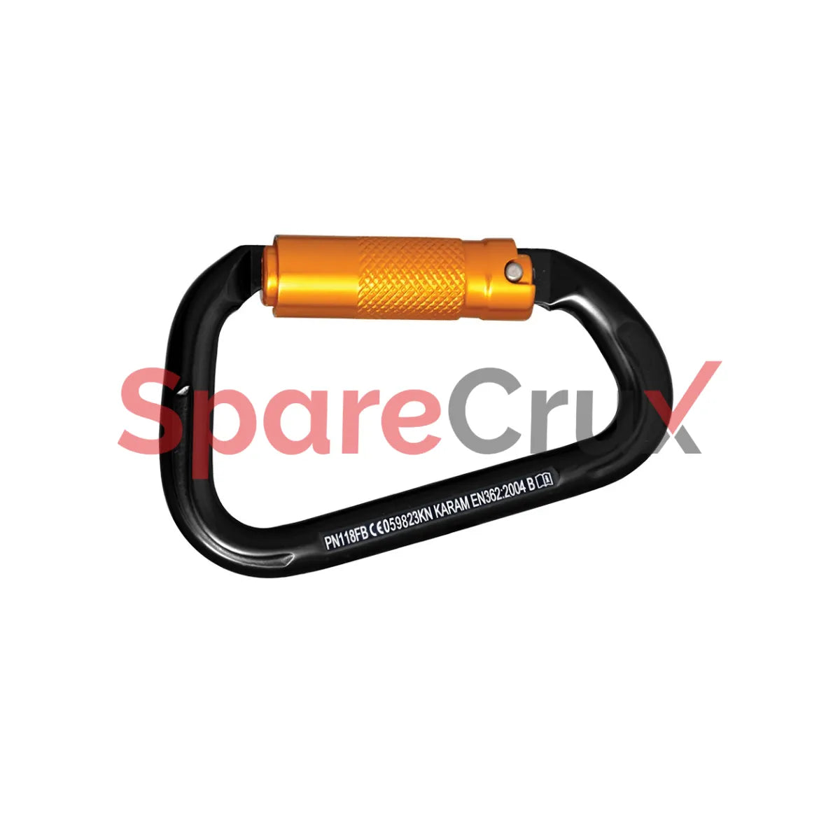 PN 118FBE | KARAM | Aluminium Triple Action Locking Bulb type Karabiner
