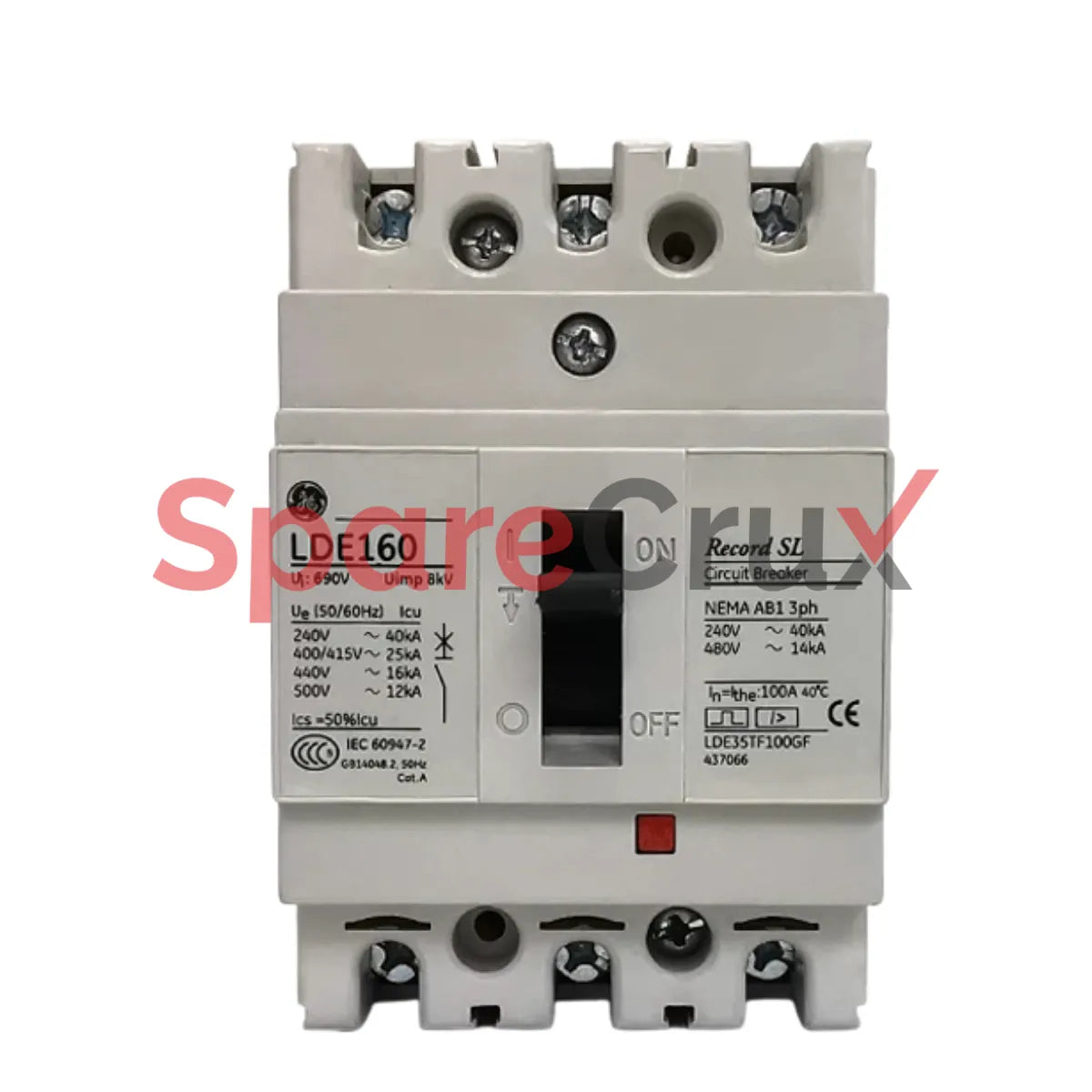 LDE160 | GENERAL ELECTRIC | 39 160A 690V MCCB