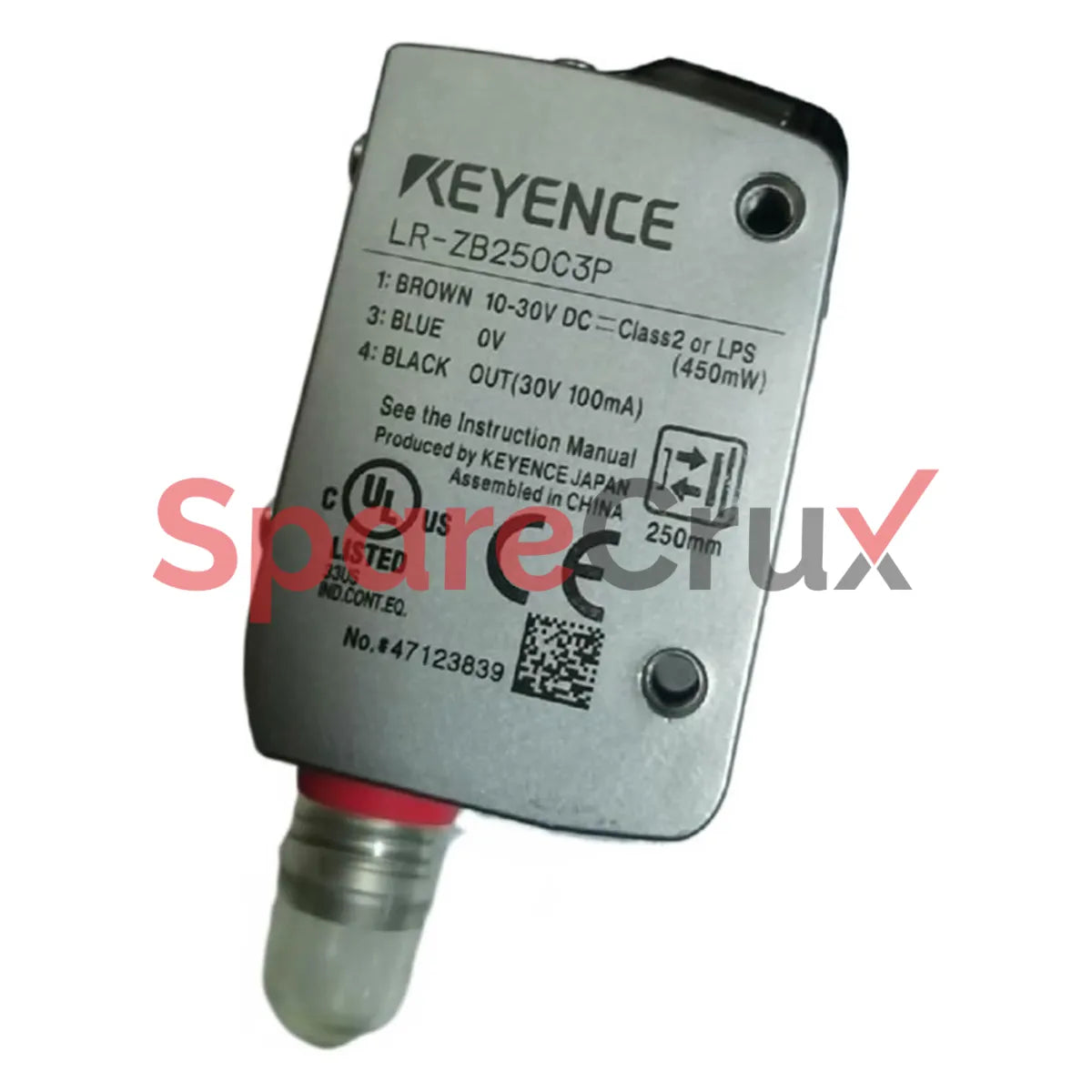 LR-ZB250C3P | KEYENCE | Rectangular w/ M8 connector