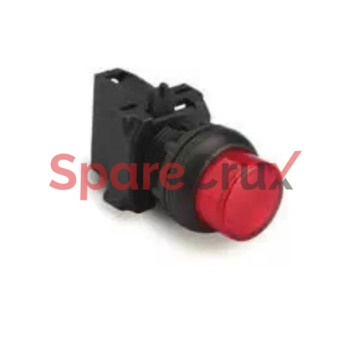 EG03FDLR240A | LAURITZ KNUDSEN (L&T) | GEN NXT Illuminated Actuator – Black Flush Head, Red Lens, 240 V