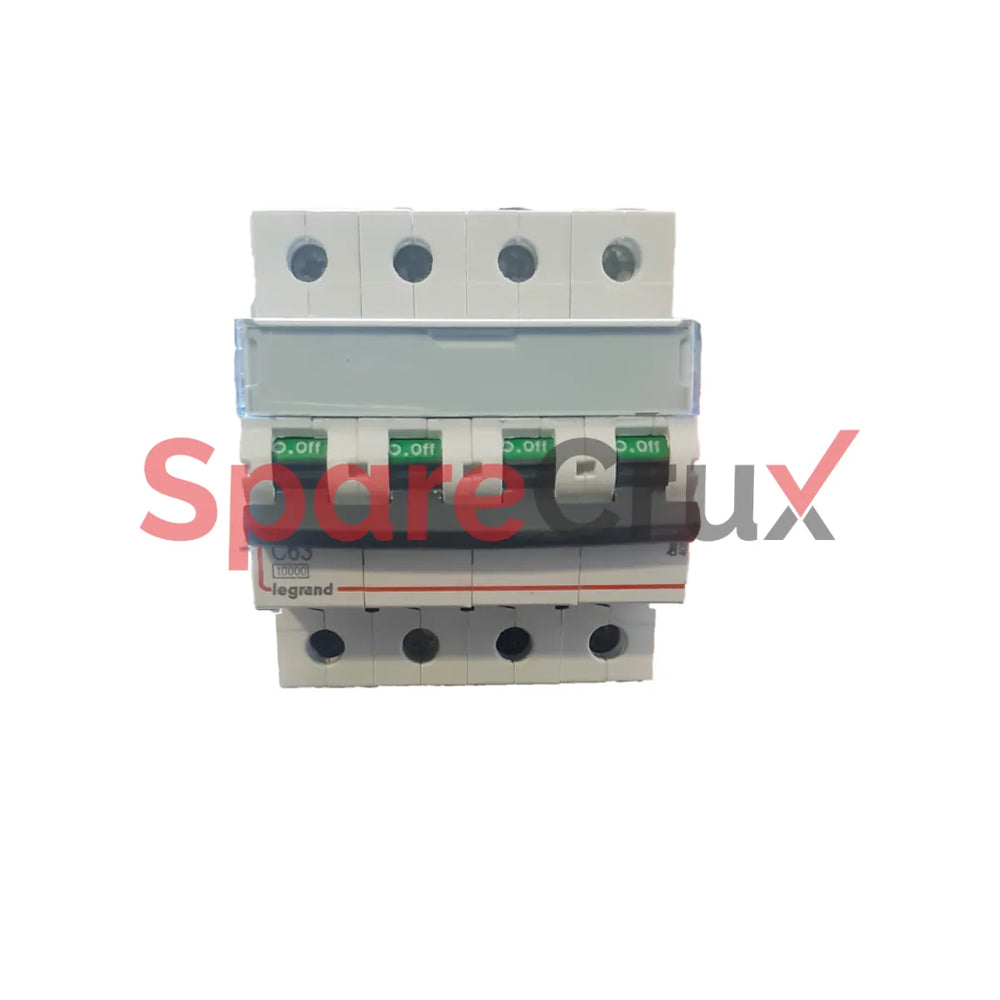 408702 | LEGRAND | 63A C-Curve 10kA 4 Pole MCB