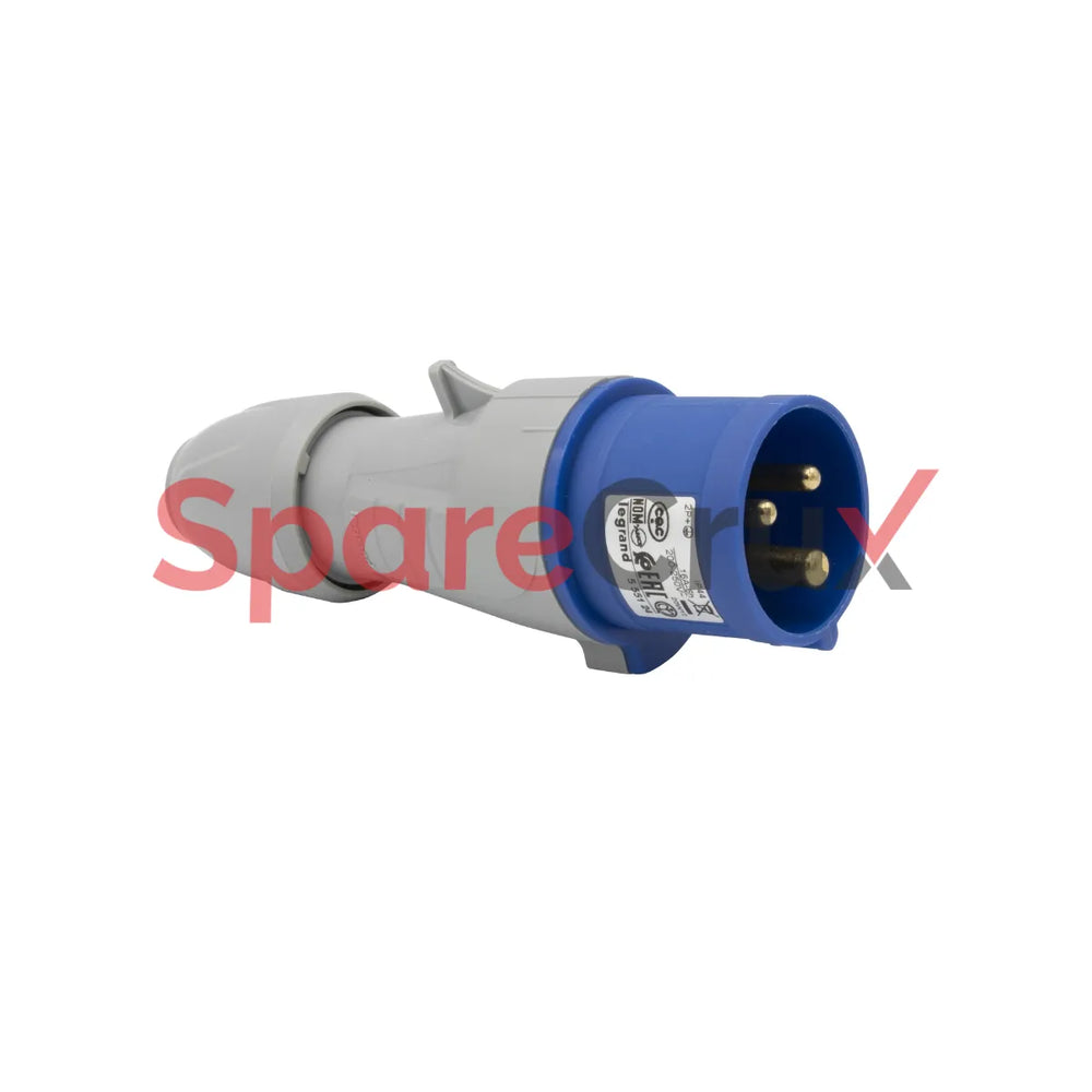 555124 | LEGRAND | Straight plug P17 - IP44 - 200/250 V