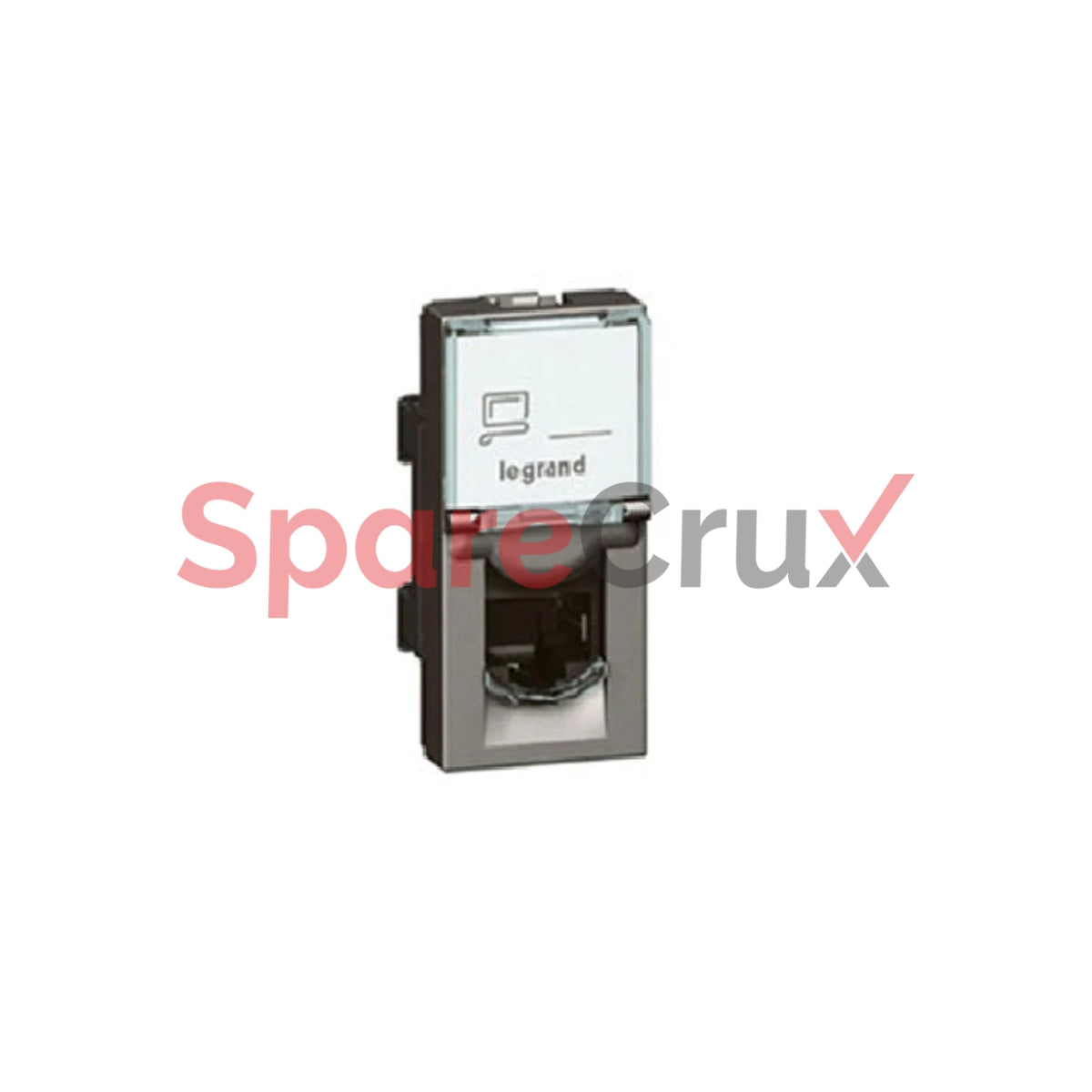 573628 | LEGRAND | Information Socket-RJ45-Cat 6-UTP-1 Module-Magnesium