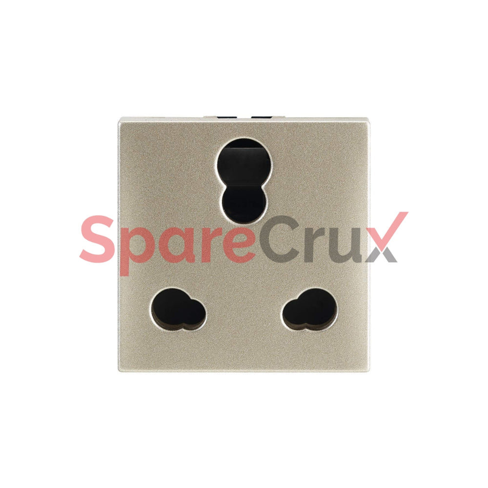 574834 | LEGRAND | Socket shuttered 6/16 A 3 PIN Indian 2 module