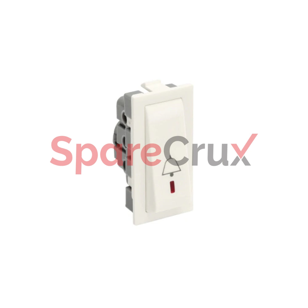 673404 | LEGRAND | 6A 1M White Bell Push With Indicator
