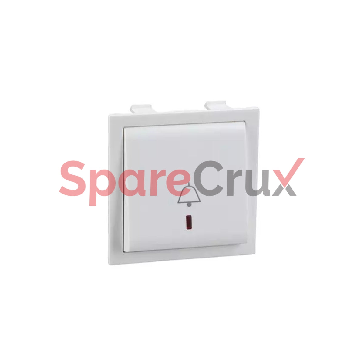 673406 | LEGRAND | 6 A Bell Push With Indicator - 2 Module (Britzy)