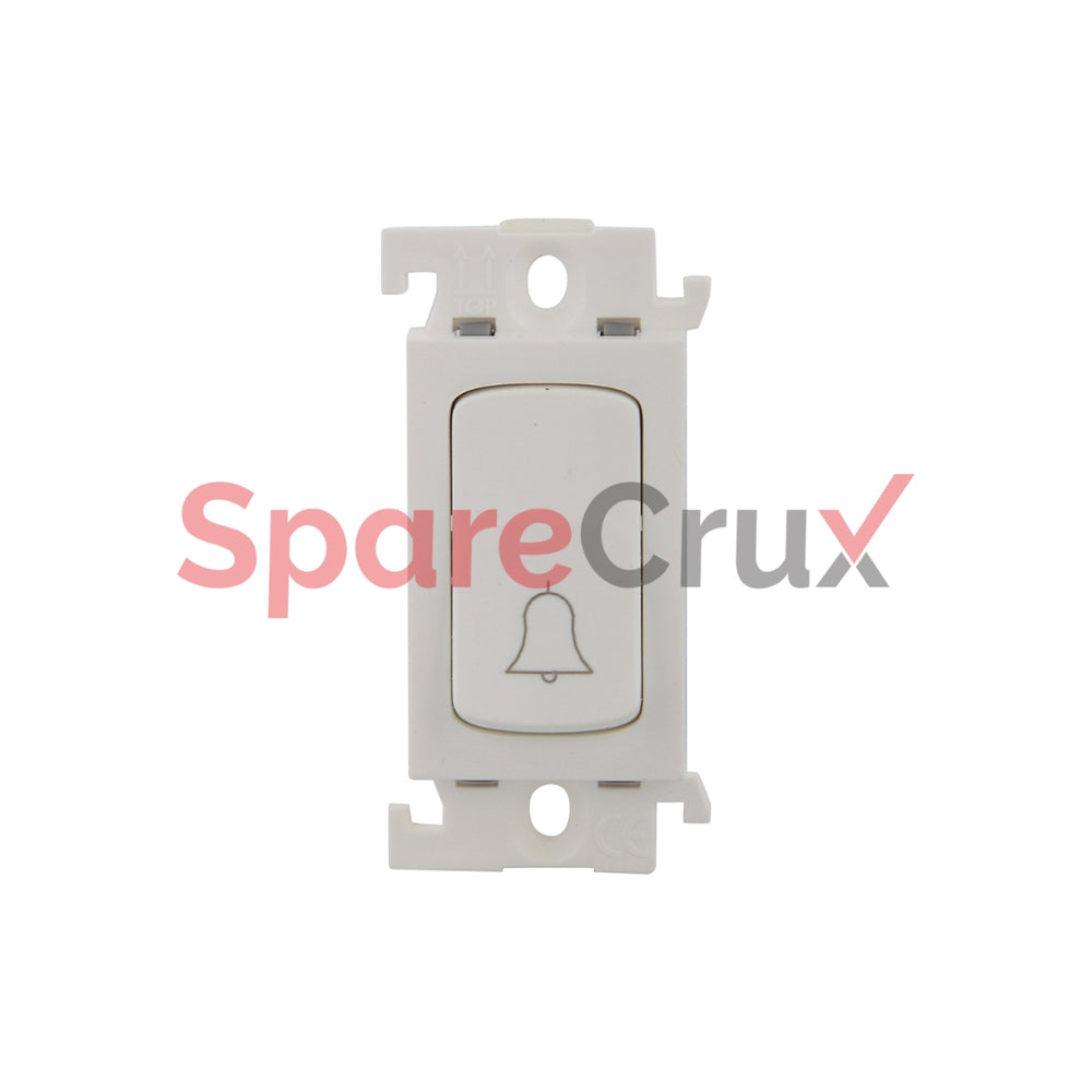 675504 | LEGRAND | Mylinc 6A Bell Push 1M 1Way-White