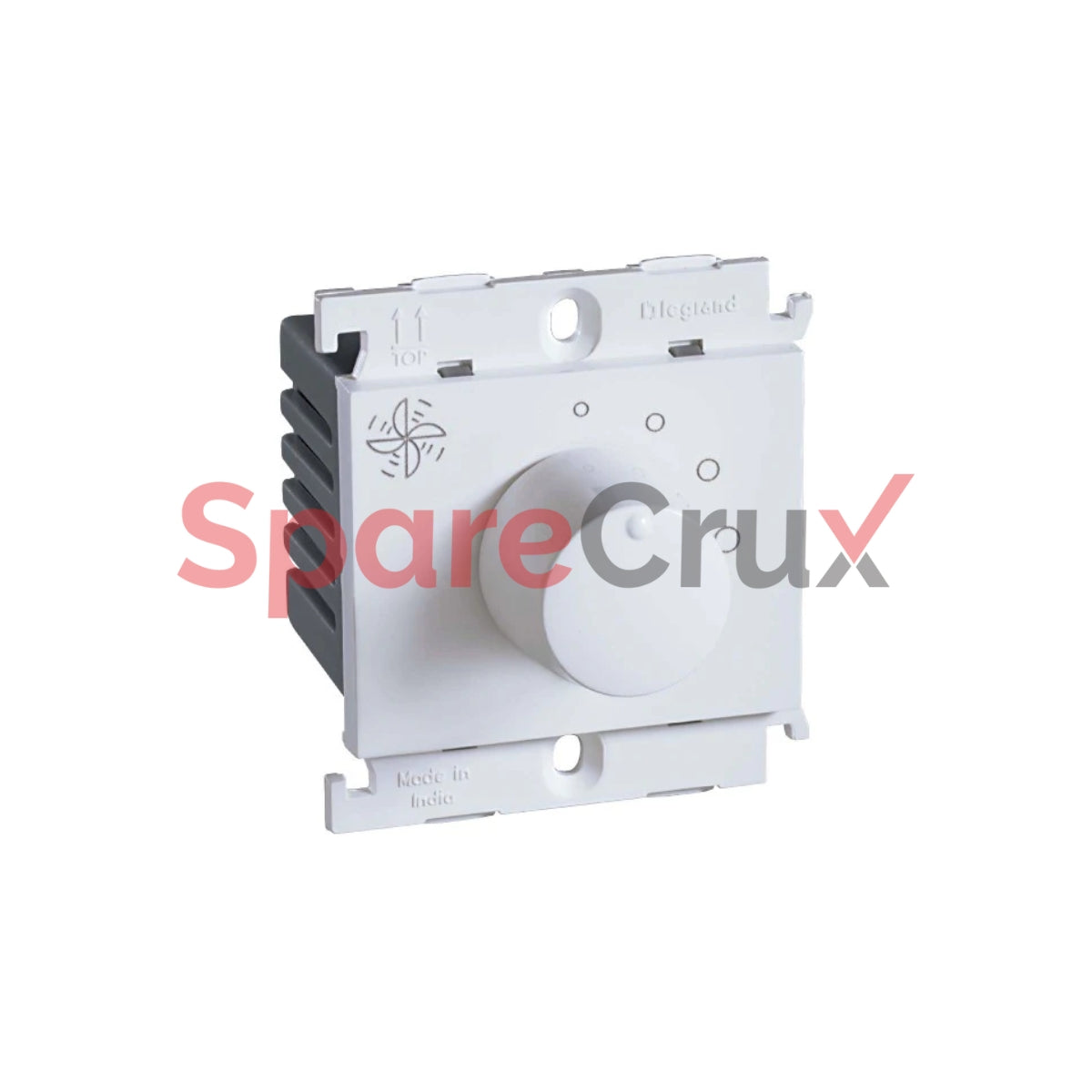 675530 | LEGRAND | Fan Regulator-100 Watts-ISI-0-4 Steps-2 Module-White