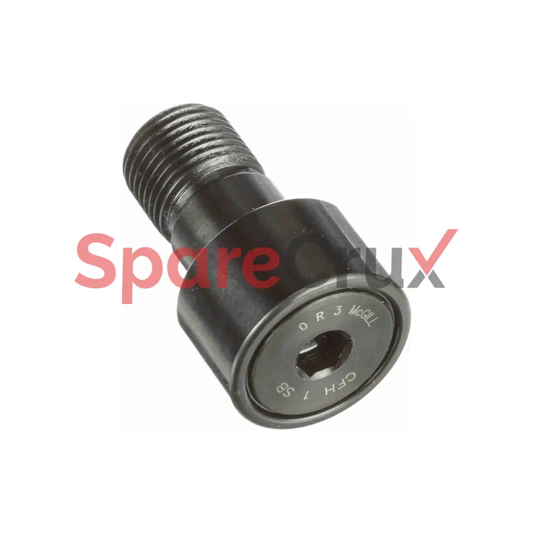 ER-38K | MCGILL | Heavy Stud Flat Cam Follower, 1" Roller Dia, 0.625" Width, Sealed, Steel