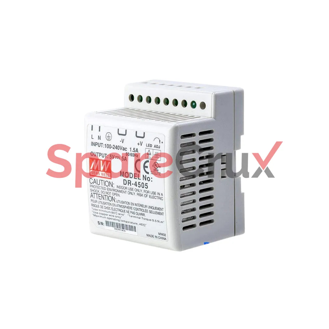 DR-4505 | MEAN WELL | DIN Rail Power Supplies 25W 5V 5A