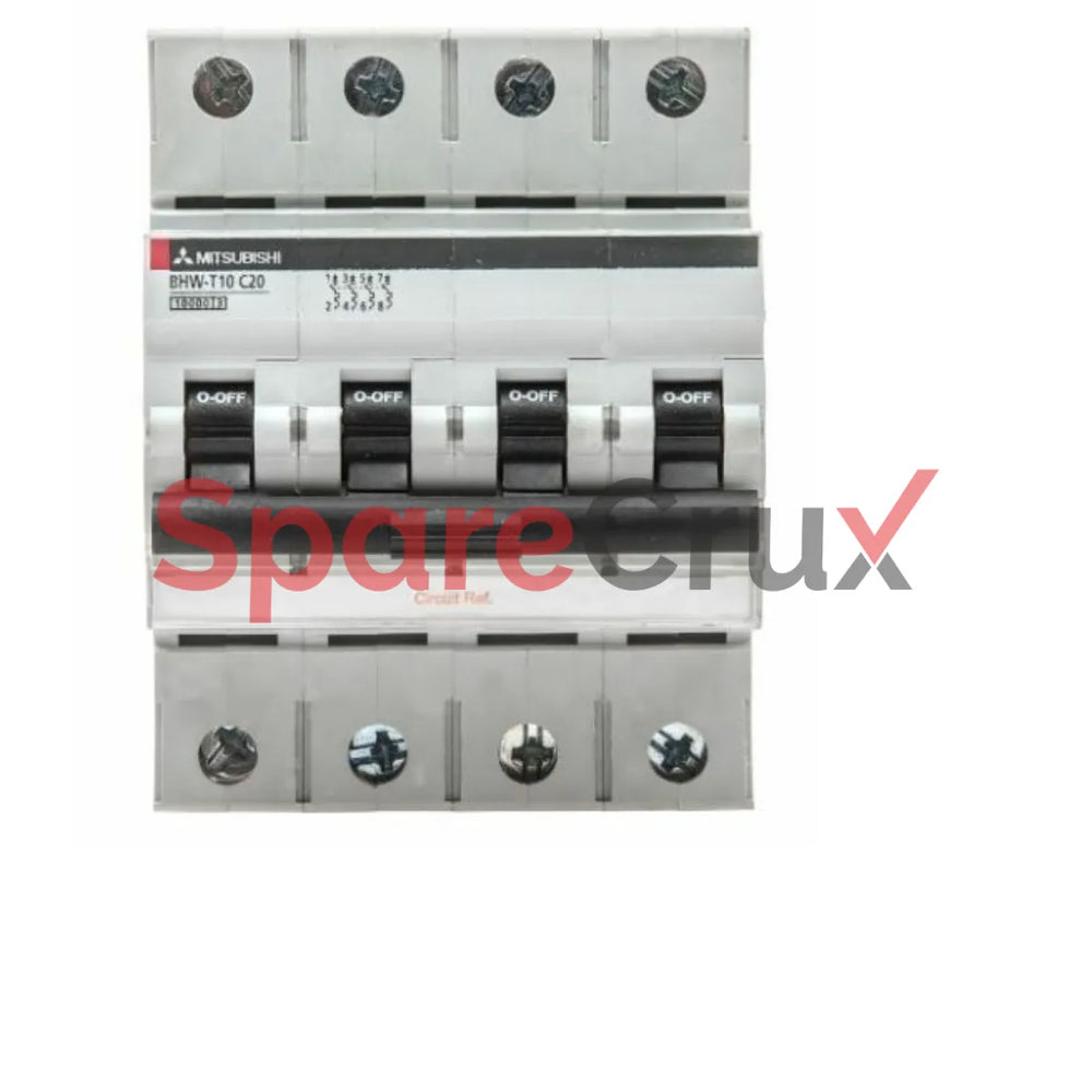 BHW-T10 | MITSUBISHI ELECTRIC | MCB , 4P, Type D, 25A