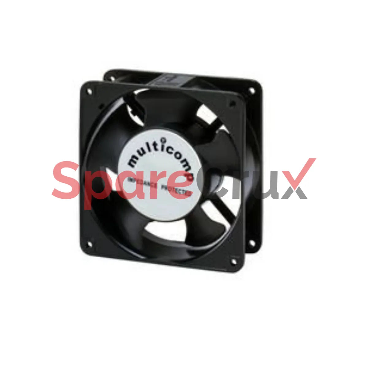 MC19681 | MULTICOMP | AC Axial Fan, 220V to 240V, Square, 119 mm, 38.5 mm, Sleeve Bearing, 105 CFM