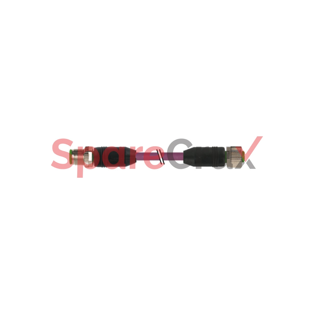 7000-40531-8031500 | MURRELEKTRONIK | M12 Male 0° / M12 Female 0° A-cod. PUR AWG24+22 Shielded 15m