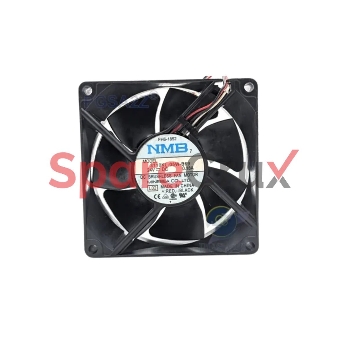 3110KL-05W-B39 | NMB TECHNOLOGIES | 80X80X25mm DC24V 0.18A 2700 RPM Brushless Air Cooling Fan