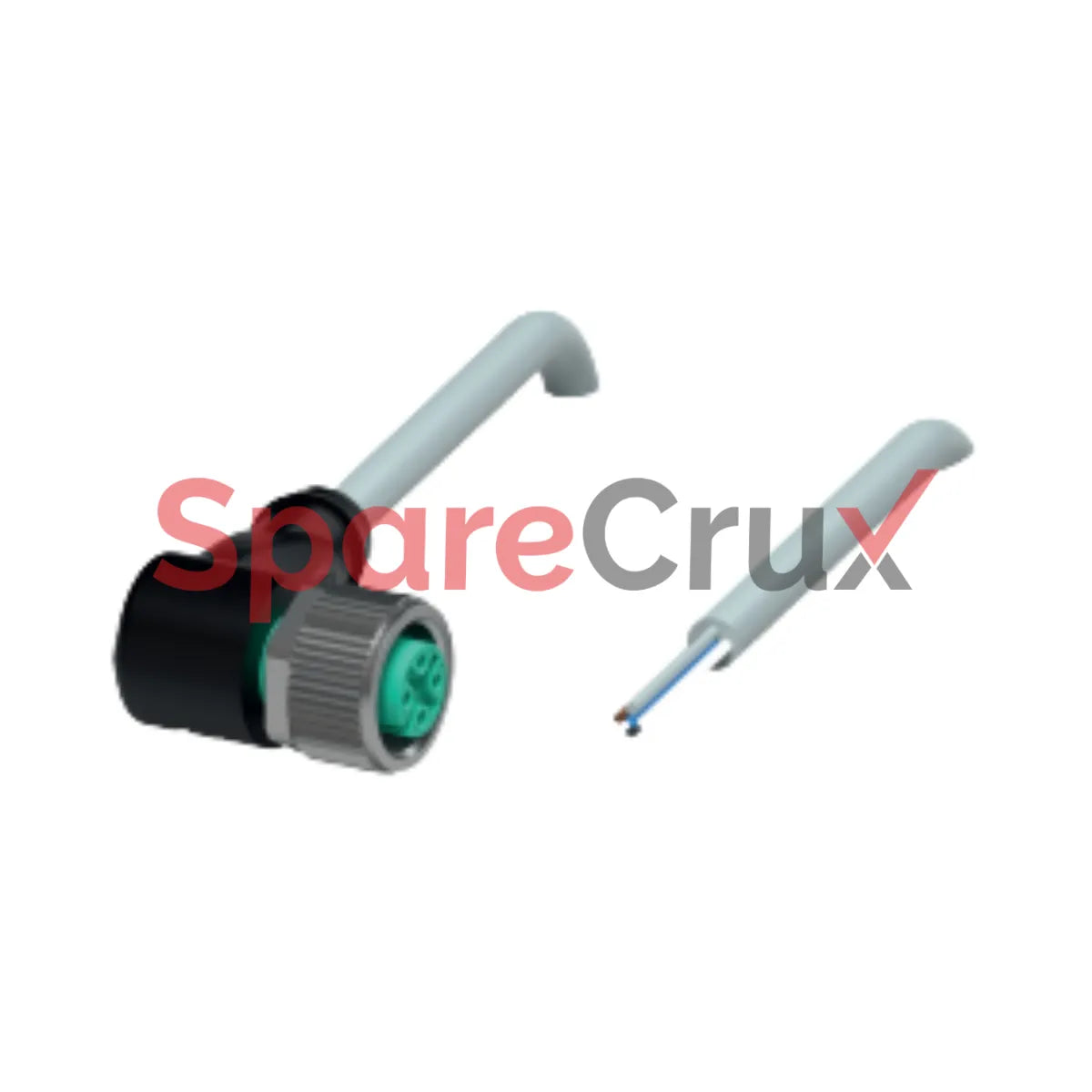 109482 | PEPPERL+FUCHS | M12 Angled 5-Pin A-Coded Female Cordset, Grey PVC Cable