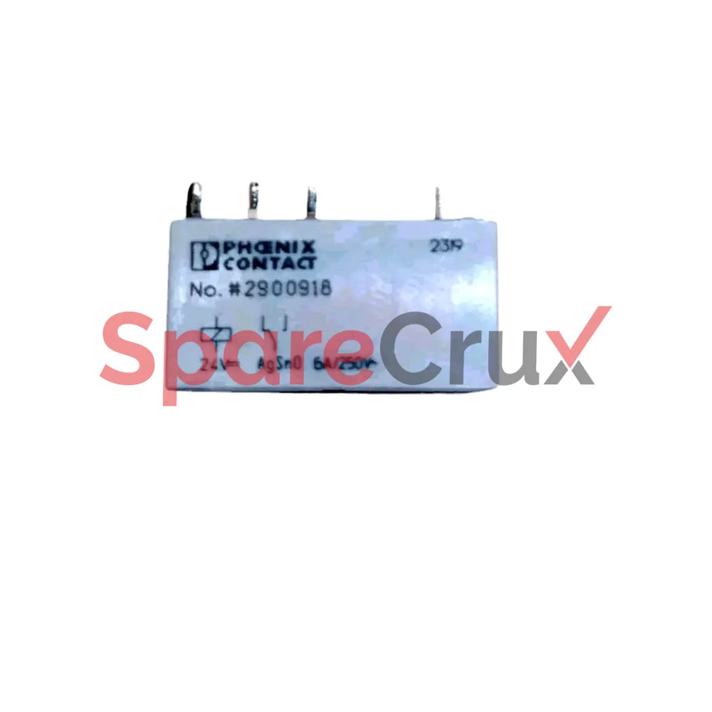 2900918 | PHOENIX CONTACT | 2 Pole Phoenix Relay 24 Volt Dc