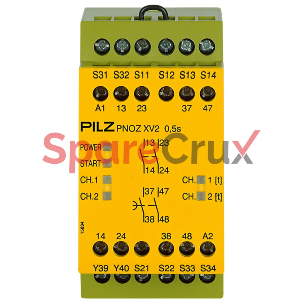 774504 | PILZ | PNOZ XV2 0.5/24VDC 2n/o 2n/o Fix Safety Relay